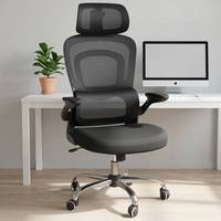 Chaise de bureau ergonomique en maille respirante à prix de gros pour le bureau à domicile avec inclinaison à 135° °   Grand angle d'inclinaison