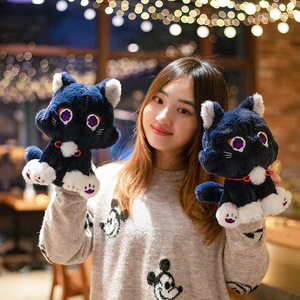 Personalizada Anime <span class=keywords><strong>Scaramouche</strong></span> gato muñeca Animal de peluche juguetes Genshin Impact Wanderer mascota Cosplay juguete - Product Image 6