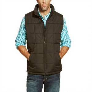 Gilet de Costume Homme Grande Taille Noir Formel Col V Simple Boutonnage Tissu Respirant Fermeture Éclair Service OEM Printemps/Automne - Product Image 2