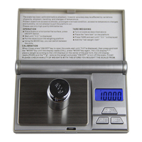 Balance Électronique de Cuisine Numérique de Haute Précision 200g 500g X 0.01g, Balance de Poche LCD pour Bijoux Or et Grammes