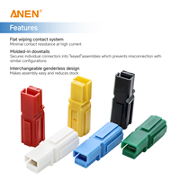 Kit de connecteurs d'alimentation unipolaires Anen 45A, contacts en cuivre plaqué argent, borne de déconnexion rapide, système d'alimentation solaire PC
