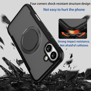 เคสโทรศัพท์มือถือพร้อมขาตั้ง360แม่เหล็กหมุนได้สำหรับ <span class=keywords><strong>iPhone</strong></span> 16 <span class=keywords><strong>PLUS</strong></span> เคสกัน<span class=keywords><strong>กระแทก</strong></span>สำหรับ <span class=keywords><strong>iPhone</strong></span> 16 PRO MAX - Product Image 5