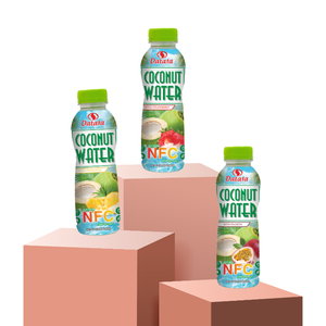 Bebida de coco NFC personalizada del fabricante vietnamita Jugo de frutas y verduras en caja de cartón de servicio OEM Bebidas - Product Image 1