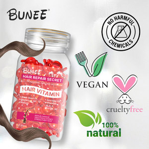 Buneeベストセラー60個のヘアカプセルで、ビタミンが豊富なヘアセラムで最高のヘアリペアを実現独自のロゴを作成 - Product Image 6
