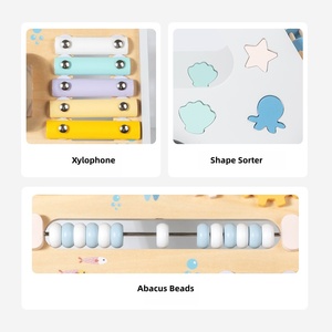 Jouet de <span class=keywords><strong>marche</strong></span> multifonctionnel scientifique en <span class=keywords><strong>bois</strong></span> pour bébés et tout-petits, sûr et éducatif, de haute qualité, pour l'apprentissage précoce des enfants - Product Image 3