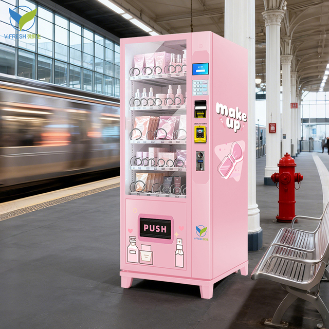 VFresh Premium Reasonably Priced Factory Supply Automatic Machine for Commercial Street Beauty Cosmetic Vending Machine