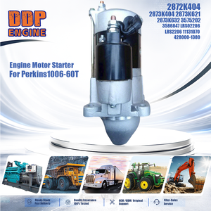 มอเตอร์สตาร์ทเครื่องยนต์สำหรับ Perkins1006-60T รุ่น LRS02206 LRS2206 11131070 428000-1380 สำหรับเครื่องจักรก่อสร้าง - Product Image 2