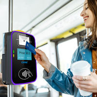 Lecteur de carte de bus intelligent EMV L1 L2 avec GPS 4G WiFi, validateur de carte de bus, système de collecte automatique des tarifs
