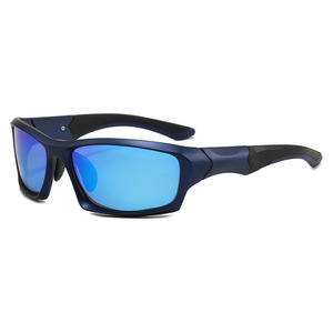 Lunettes de soleil polarisées pour hommes, style sport, monture noire, verres TAC, protection UV390, pour la conduite, le cyclisme, la randonnée, style tendance - Product Image 4