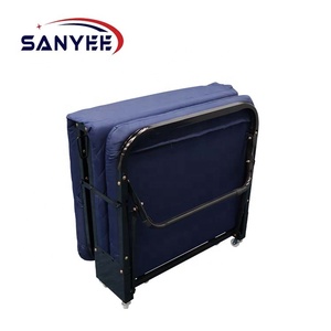 Letto Pieghevole in Metallo con Materasso Morbido Regolabile, Multifunzionale e <span class=keywords><strong>Salvaspazio</strong></span> per Camera da Letto, Ufficio e Camera degli Ospiti - Product Image 1