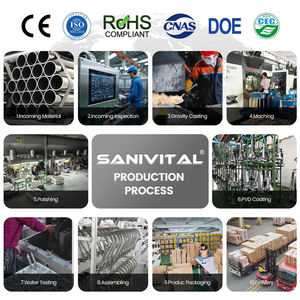 Robinet de <span class=keywords><strong>cuisine</strong></span> SANIVITAL au design moderne, à boire directement, <span class=keywords><strong>avec</strong></span> valve en céramique, robinet de purification d'eau extractible pour hôtel - Product Image 4