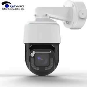 4K 8MP 5MP 3MP 20X Optical Zoom Auto Tracking IP POE PTZ Camera Human Body/Vehicle Security Speed Dome Camera Built-in MIC