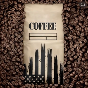 Sacs d'emballage en aluminium à fond plat, étanches, pour grains de café et sushis, avec valve, en plastique, personnalisables, vente chaude - Product Image 5