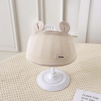 Bonnet bébé en coton de classe A, doux et respectueux de la peau, bonnet d'été respirant pour nouveau-né, 0-6 mois, léger, design mignon