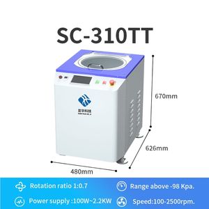 300ML 0,3L Dubbele Motor Planetaire Centrifugaal Vacuüm Ontschuimingsmenger voor Lithium Batterij Chemicaliën ISO9001 CE Gecertificeerd - Product Image 2