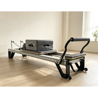 Machine de Pilates Reformer de Luxe en Aluminium Doré, Durable, Professionnelle, Qualité Studio, Vente en Gros, pour Yoga et Fitness