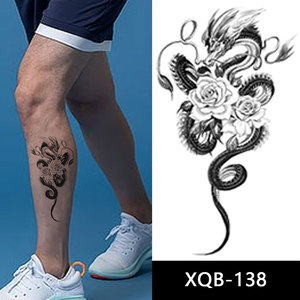 Autocollants de <span class=keywords><strong>tatouage</strong></span> temporaire par transfert d'eau à motifs de dragons variés, faux tatouages de mode pour la moitié du bras, pour la décoration corporelle - Product Image 2