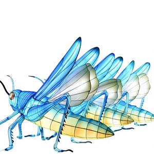 Linterna de Animales Colorida Personalizada con LED para Diwali y Exposiciones de Acción de Gracias - Resistente al Agua, Funciona con Batería, Personalizable - Product Image 1