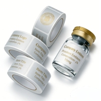 Etiquetas de Péptidos Personalizadas Impresas en Vinilo de Alta Definición de 3ml 10ml 15ml