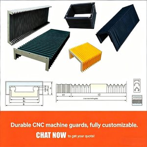 Protection souple en tissu nylon ignifuge Yodel, soufflet télescopique <span class=keywords><strong>accordéon</strong></span>, cache-poussière pour rail de guidage linéaire CNC - Product Image 6