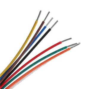 Fil électrique en PVC isolé en cuivre étamé solide MIL-W-16878/3 3000V 24AWG-1/0AWG certifié CE