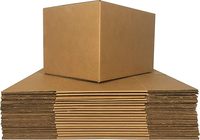 Boîtes de déménagement en carton ondulé standard, boîtes de rangement en carton ondulé pour l'emballage et le déménagement