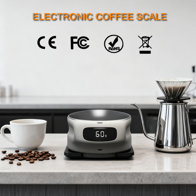 ODM Coffee Bean Kitchen Food Weighing Bowl Smart Electronic Scale for Coffee Lovers and Home Cooks