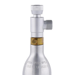 Adaptateur de recharge de CO2 avancé, connecteur de régulateur de gaz Tr21-4 à W21.8-14 pour cylindre de <span class=keywords><strong>paintball</strong></span> et de soda - Product Image 6