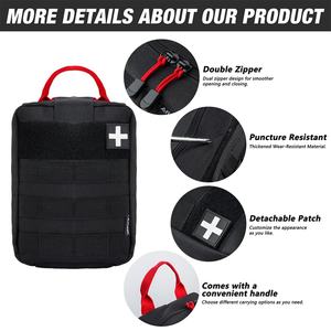 Tactical Molle Pouch Rip-Away Design First Aid <b>Bag</b> Durable 900D Oxford <b>Medical</b> Pouch EDC IFAK - Product Image 3