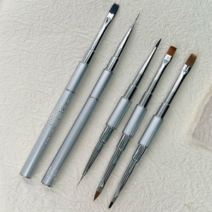 Wholesale Nail Art <b>Brushes</b> Set Custom Logo Private Label UV Gel Painting <b>Brushes</b> Salon Manicure Tools Bulk Supply - Product Image 6