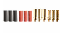 Amass Connecteurs banane RC en cuivre plaqué or de différentes tailles Electronic Female Male Bullet 2mm 3mm 150A 12V ST001