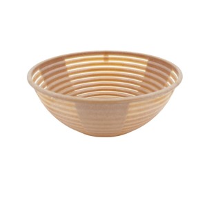 Panier à pain rond mini bio premium 20x8 cm en noyaux d'olive naturels pour la levée de la pâte, idéal pour les boulangeries artisanales - Product Image 3