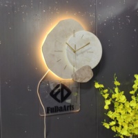 Reloj de Pared Decorativo Moderno de Lujo de 40 cm, Reloj de Pared Grande Contemporáneo con Luz Nocturna, Decoración de Arte de Pared de Lujo 2025, Dropshipping