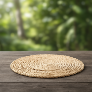 Tovaglietta in foglie di mais Erpsl 25 cm, tessuto naturale, per decorazioni da tavola - Product Image 3