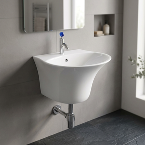 12x18 <b>Small</b> Ceramic Wash Basin Porcelain Lavabo Sink for Bathroom Kitchen and Home Use Sanitary Ware Product - Product Image 6