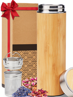 Bouteille isotherme avec infuseur à thé, conserve le thé chaud/froid pendant 12 heures, cadeau pour femme