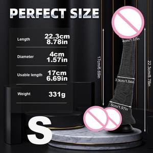 حصان حرب جديد حيوان اصطناعي ناعم من الجنس دسار عملاق دزيلي متوسع سدادة شرجية مقاومة للماء IPX7-أداة استمناء - Product Image 6