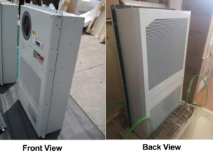 เครื่องปรับอากาศแบบตู้ W-TEL คุณภาพสูง 120W/K 48V IP55 พร้อมสารทำความเย็น R134A สำหรับตู้โทรคมนาคมกลางแจ้ง ทนทานต่อความร้อนสูง - Product Image 2