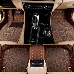 Горячая распродажа, индивидуальный спортивный дизайн, 3D 5D катушка, кожаный коврик для автомобиля Toyota - Product Image 5