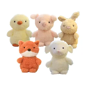 Di alta qualità personalizzato carino peluche bambola regali decorazioni per la casa dinosauro coniglio pecora orso animale peluche