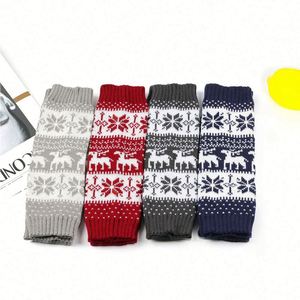 Wholesale Women's <b>Winter</b> Knee-Length Leggings Soft Knitted <b>Boot</b> Socks Acrylic/Cotton/Spandex Custom Logo Breathable Daily Use - Product Image 4
