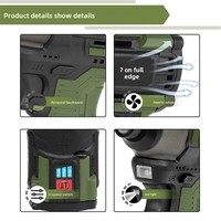 Perceuse-visseuse électrique industrielle sans fil Lanceforce16V 160N.m avec moteur sans balais et batterie lithium-ion
