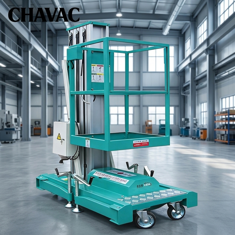 Portable Vertical Mast Lift High Strength