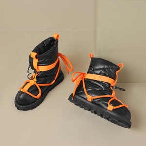 Femmes hiver imperméable couleur argent Sexy mi-mollet court bottines poilues femmes bottes <span class=keywords><strong>de</strong></span> <span class=keywords><strong>neige</strong></span> chaussures <span class=keywords><strong>femme</strong></span> - Product Image 3
