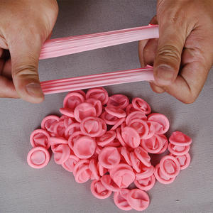 Antislip Fabrikant Van Hoge Kwaliteit Fabriek Direct Wegwerp Cleanroom Industriële Nitril Latex Vingerbedden - Product Image 3