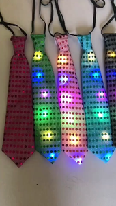 Cravate lumineuse LED de Yiwu pour le Nouvel An - Product Image 2