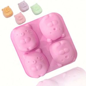 Molde de Silicona con Forma de Ratón Marmot para Repostería, Utensilios de Cocina, Moldes para Pasteles, Velas, Jabones, Resina, OEM/ODM - Product Image 1