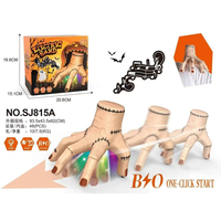 Jouets de farces d'Halloween : Mains de fantôme électriques musicales, simulation d'horreur, main coupée qui se traîne, jouets de farces d'Halloween Adams