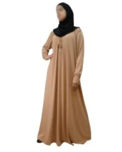 Kadın müslüman elbise Kaftan Abaya kadın Nida kumaş müslüman elbise müslüman kıyafetleri başörtüsü