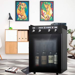 Refrigerador Compresor Eléctrico Automático <span class=keywords><strong>de</strong></span> Alta Calidad para Bar <span class=keywords><strong>de</strong></span> Vinos, <span class=keywords><strong>Dispensador</strong></span> <span class=keywords><strong>de</strong></span> <span class=keywords><strong>Vino</strong></span> para 4 Botellas - Product Image 4